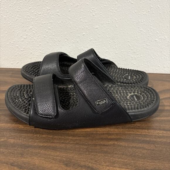 KENKOH Serenity V Massage Sandals Slides EU 43 Mens 10 Women 12 Black W Box 2319